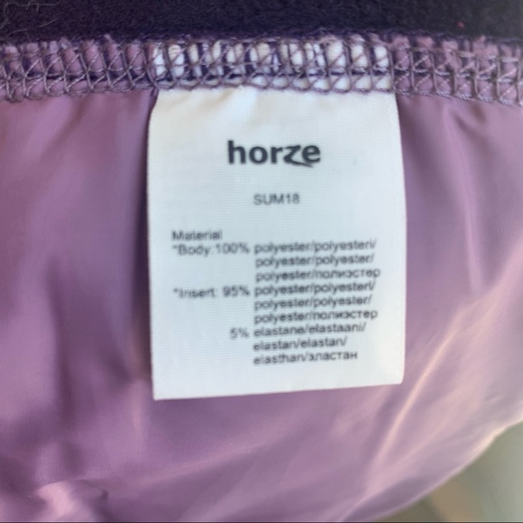 HORZE Quilted Purple Riding Jacket - Picture 7 of 7